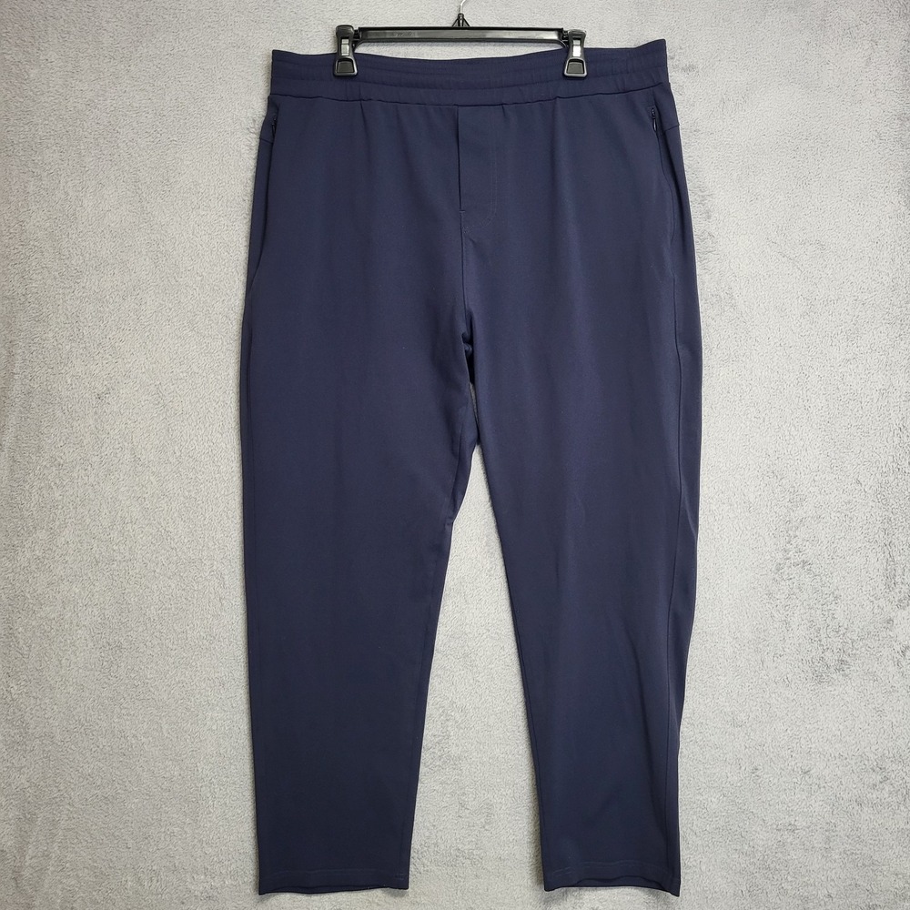 Public Rec Sweatpants Mens 40x27 Navy Blue Everyday Performance Casual Preppy